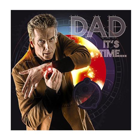 Dad Birthday 3D Holographic Doctor Who Card £2.99